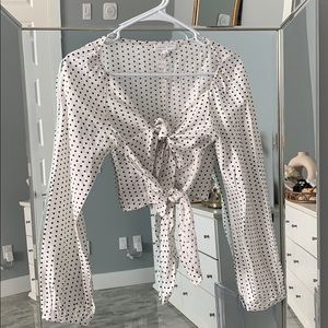 Polka dot top